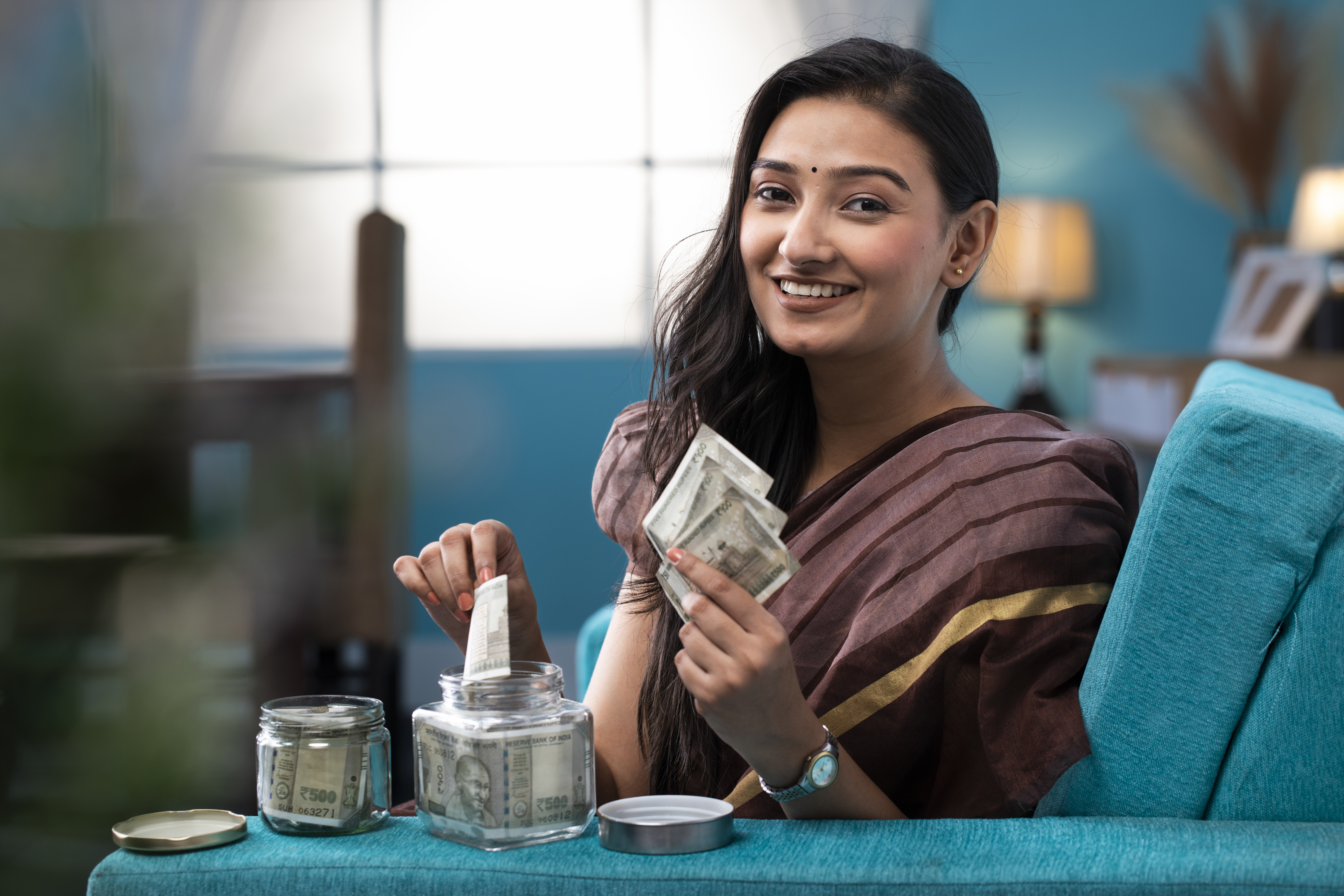 Indian savings illustration
